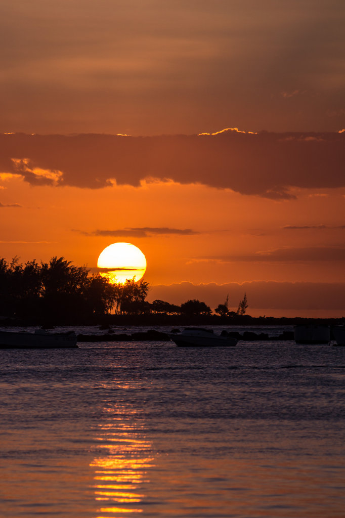 Coucher de soleil sur Maurice